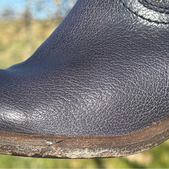 FRYE Carson Cobalt Blue Shorty cowboy boots Cowgirl Booties Size 6 B Western - Picture 8 of 15